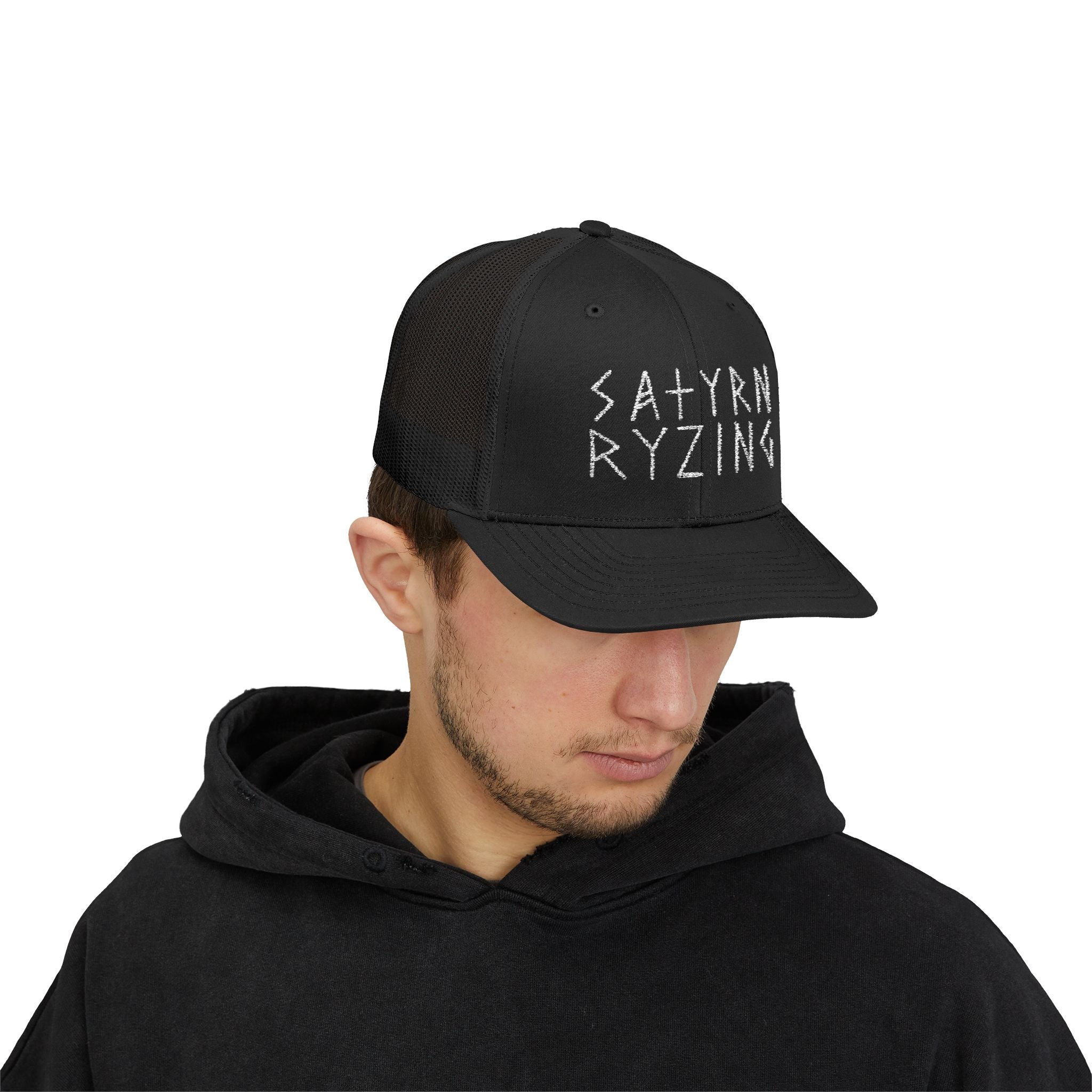 Satyrn Ryzing Embroidered Trucker Cap